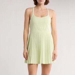 Yellow/Green lime athletic dress